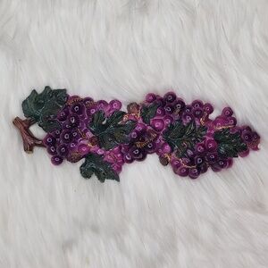 Decorative Hanging Purple Grapes Wall Decor